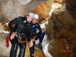 Canyoning Horta st. Joan Spain