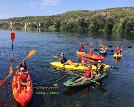 Canoeing Ebro River